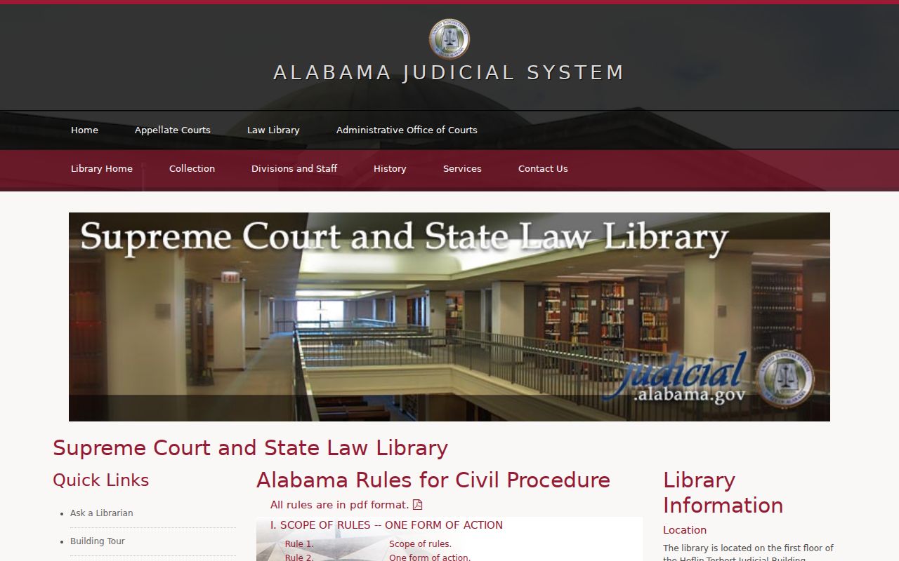 Sumter County civil docket Alabama civil procedure rules